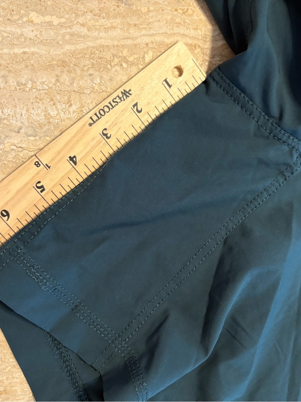 Vuori Mens Kore Short Dark Teal Blue Athletic Lined Shorts - Picture 7 of 8